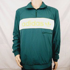 Adidas Men's Lifestyle NY Windbreaker IS3318 Collegiate Green Size Large L